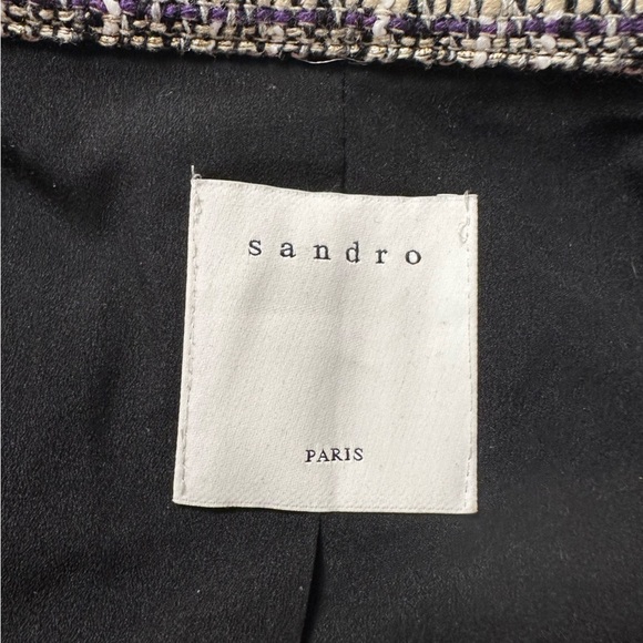 Sandro Glwadys Cropped Tweed Jacket - Picture 7 of 14